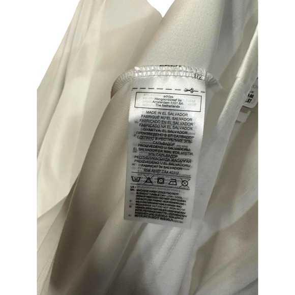 Adidas Aeroready Designed‎ To Move Sport Tee White Royal Blue XL NEW - Picture 5 of 7